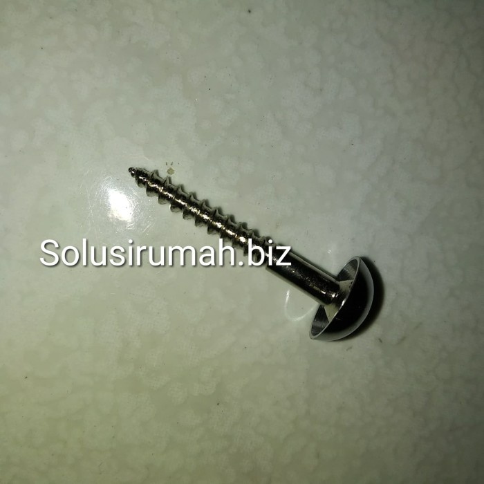 Skrup Kaca Sola 1 1/2 Inch Baut Kaca Skrup Cermin SEKRUP