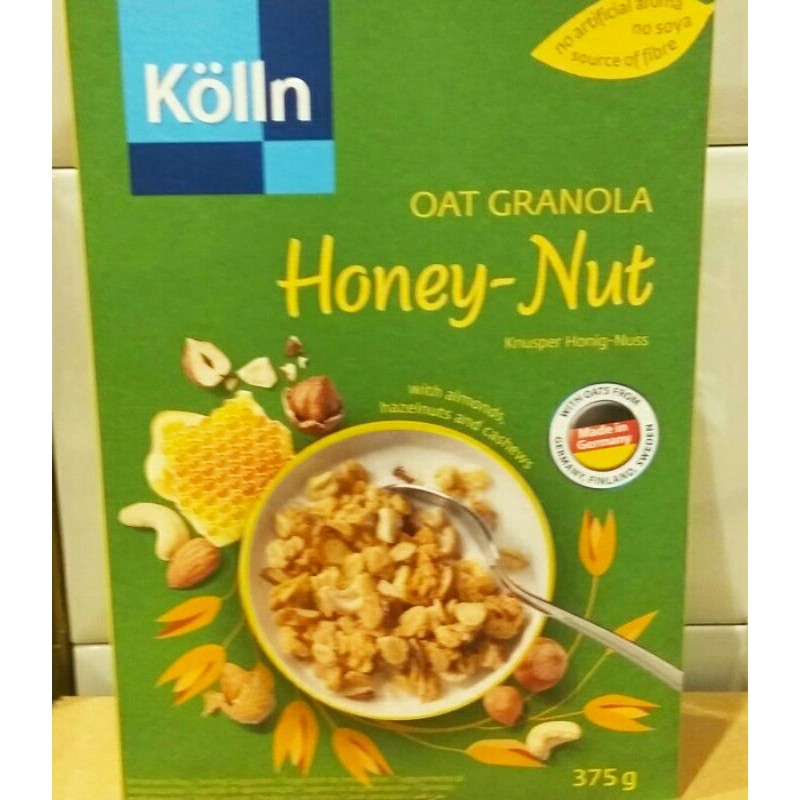 

KOLLN OAT GRANOLA HONEY NUT 375 GRAM