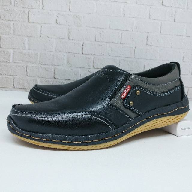 Kickers Sepatu Casual Kasual Kulit Asli Pria Model Gaul KC.5