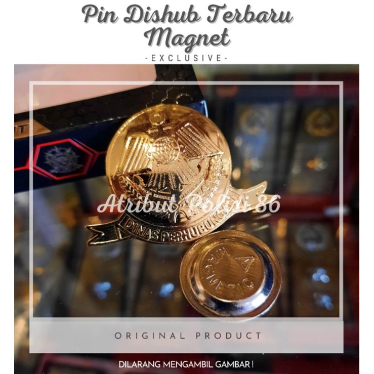 Pin dishub magnet terbaru - pin dishub - pin dinas perhubungan - wing dishub terbaru