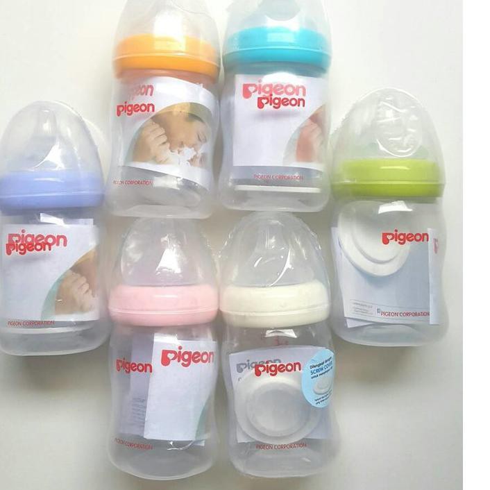 Pigeon Botol Wide Neck Peristaltic Plus Peristaltik Plus 160 ml 240 ml BPA Free Tanpa Dos