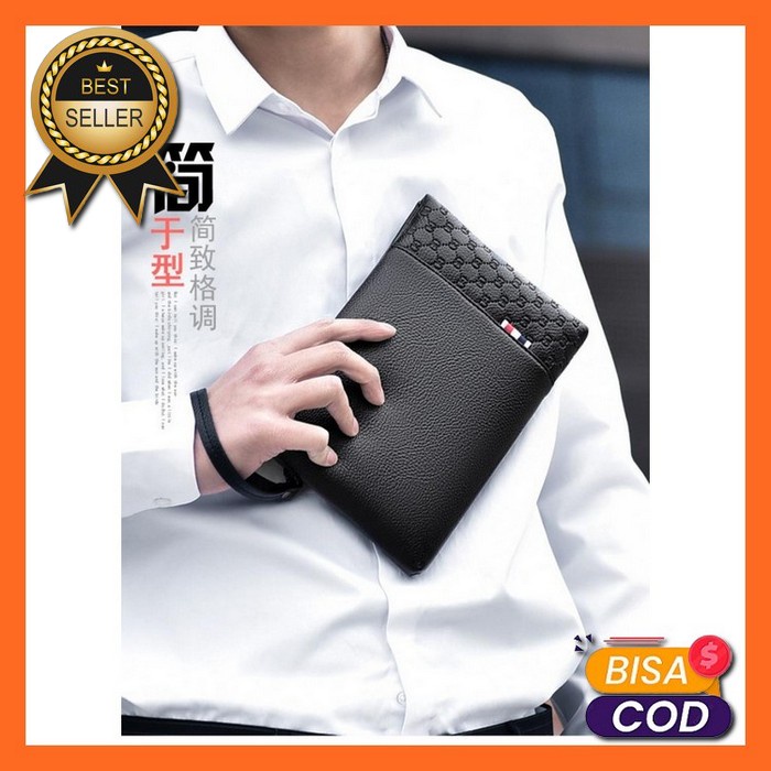 Premium Nation Original Pouch Bag - Cb.0721.01 / Handbag Tas Tangan Tas Tangan Pria Clutch Cowok Tas