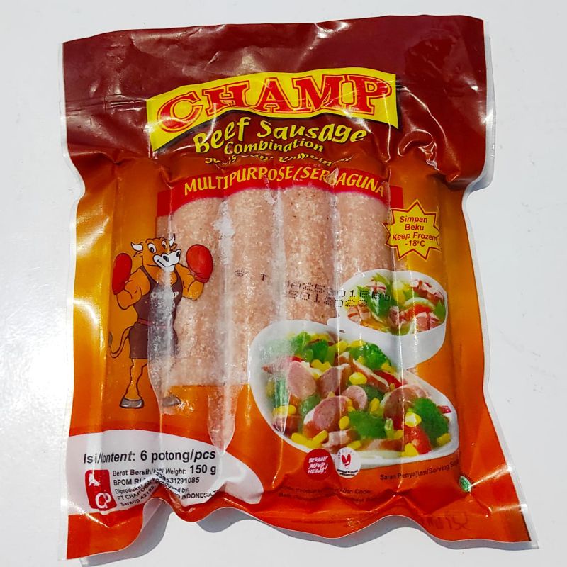 

Sosis sapi Champ 150 gr
