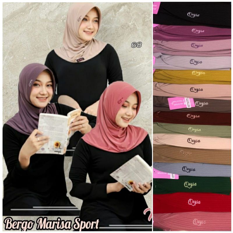 Qeysa Hijab-Qeysa hijab sport-hijab instan premium