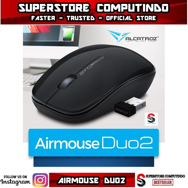 Alcatroz Airmouse DUO 2 Wireless &amp; Bluetooth