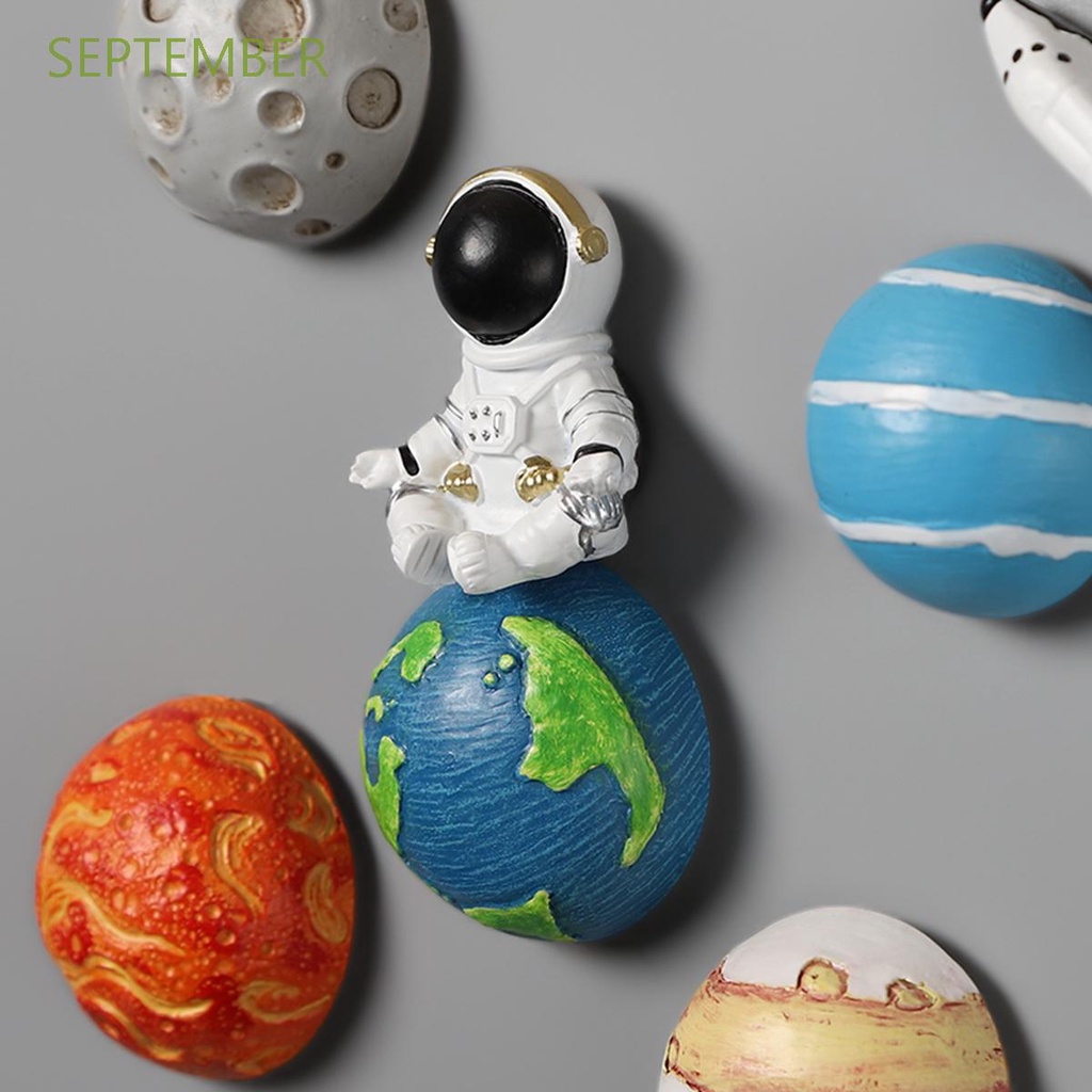 (1Pc) Magnet Kulkas Kreatif Bentuk Planet 3d