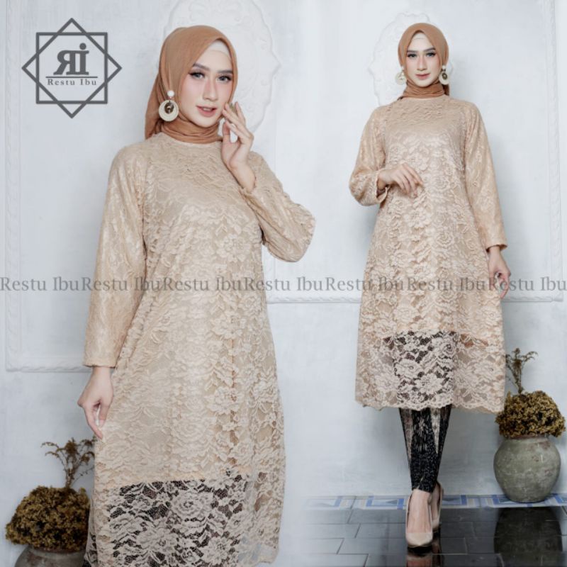 KEBAYA ORIGINAL//TUNIK BRUKAT KANAYA//By Restu Ibu