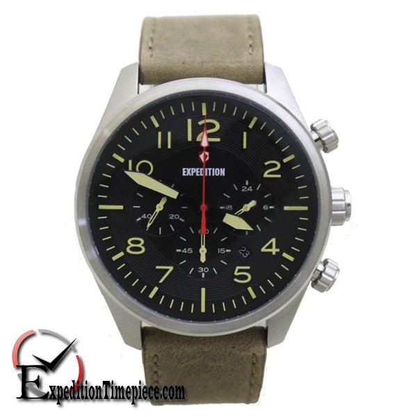 Jam Tangan Expedition E 6670 M Silver Black Cream