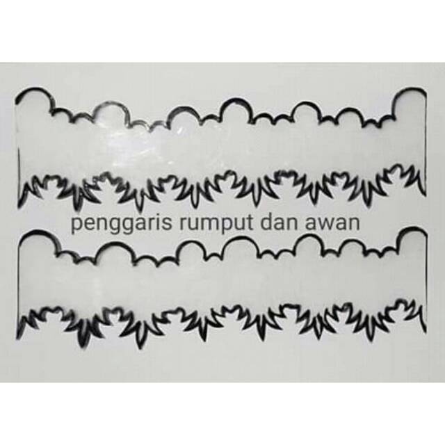 

Penggaris rumput dan awan