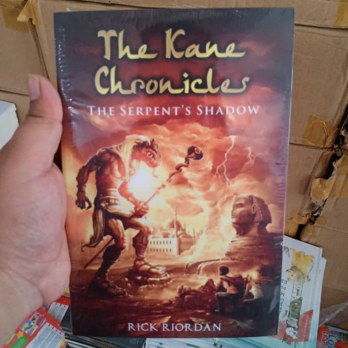 *JHP* NOVEL THE KANE CHRONICLES THE SERPENT'S SHADOW #3  (NEW COVER) - RICK RIORDAN