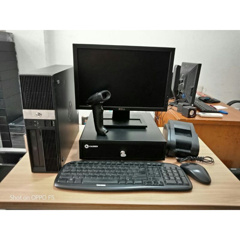 Komputer Kasir branded ipos 4 pro Siap pakai lengkap dengan PC branded desktop branded untuk berbaga