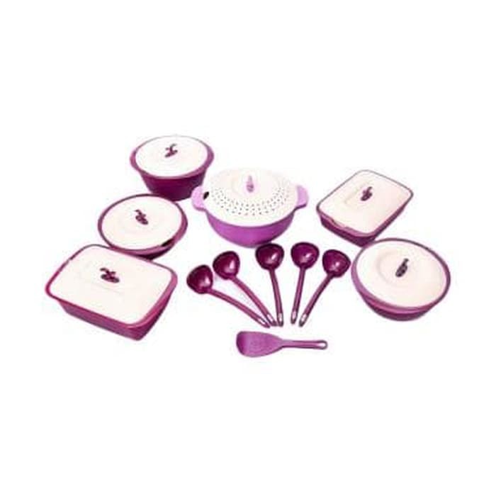 Asvita Emerald Family Set Ungu