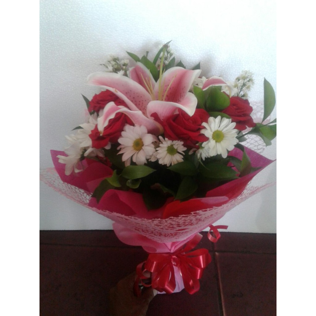 HAND BUKET BUNGA ASLI