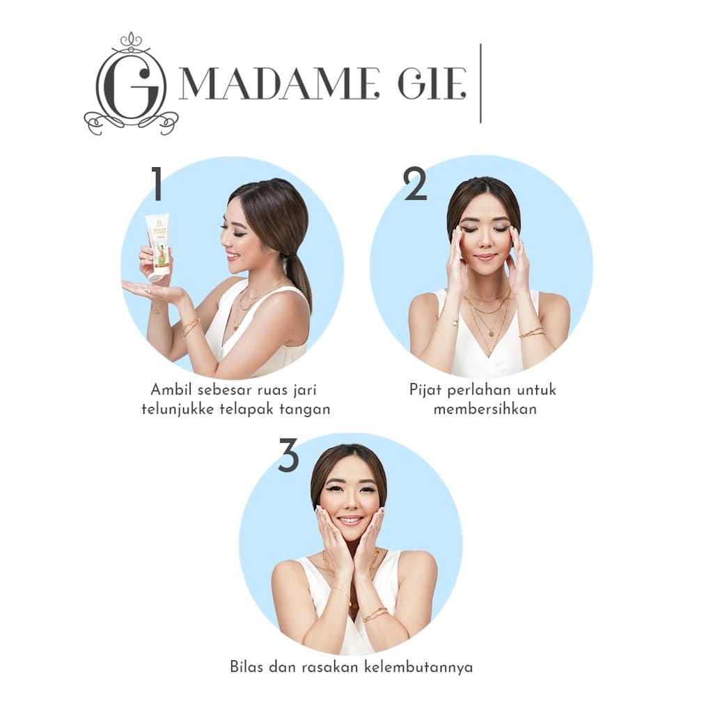 Madame Gie Skincare BPOM Clarify Facial Foam Face Wash Toner Serum Skin Lightener Care