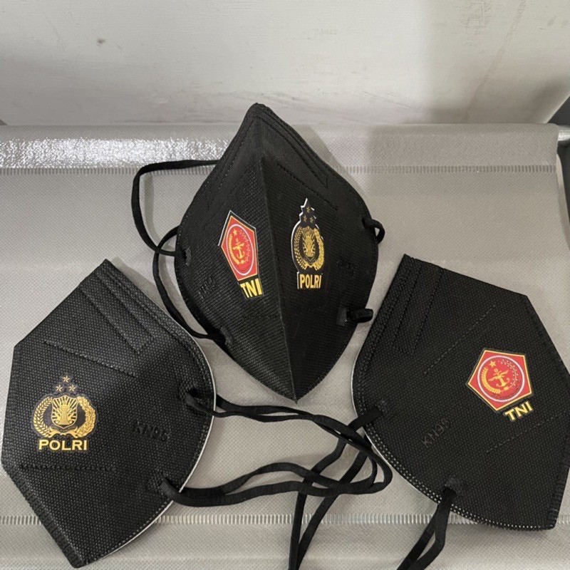 MASKER KN95 LOGO TNI POLRI