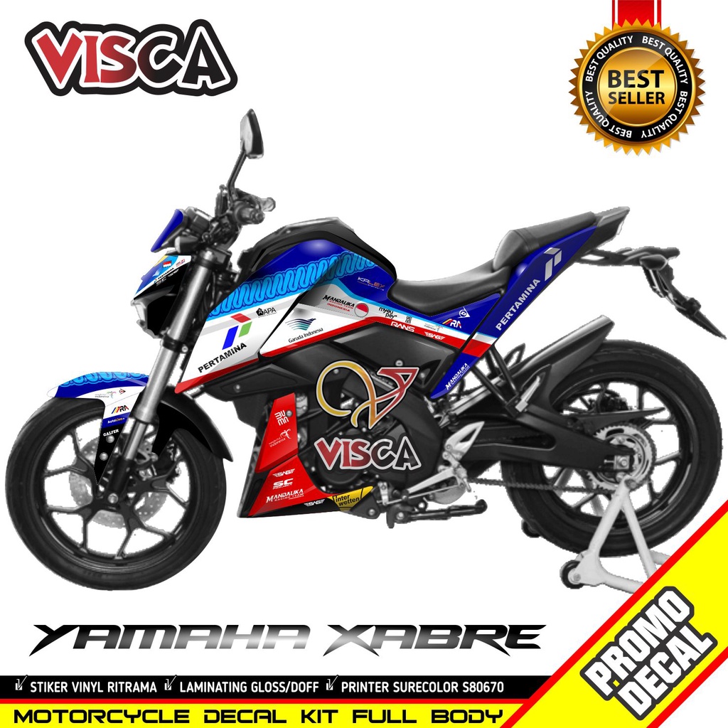 Decal Xabre Full Body Dekal Xabre Stiker Xabre Variasi Full Body Striping Xabre Variasi Decal Hologr