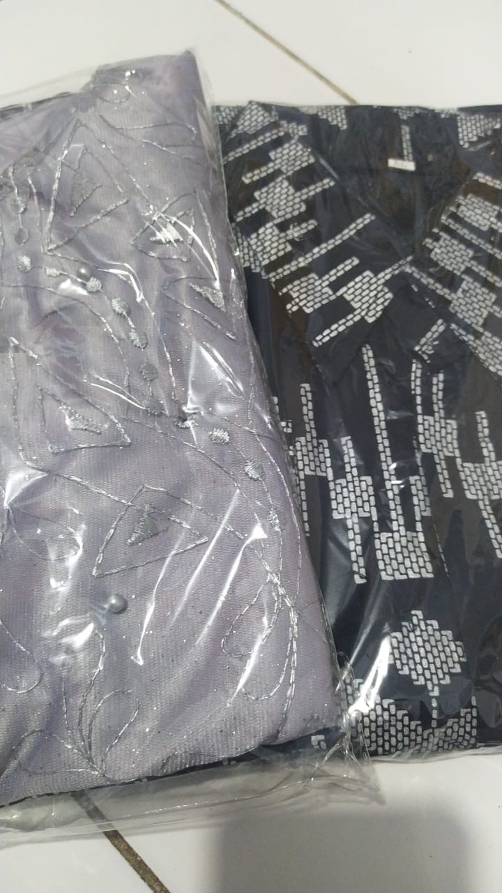 Batik Daca - Sania Ruffle Batik Couple Kintana Abu Jowi Dnt Garansi Termurah Shopee - Batik Modern