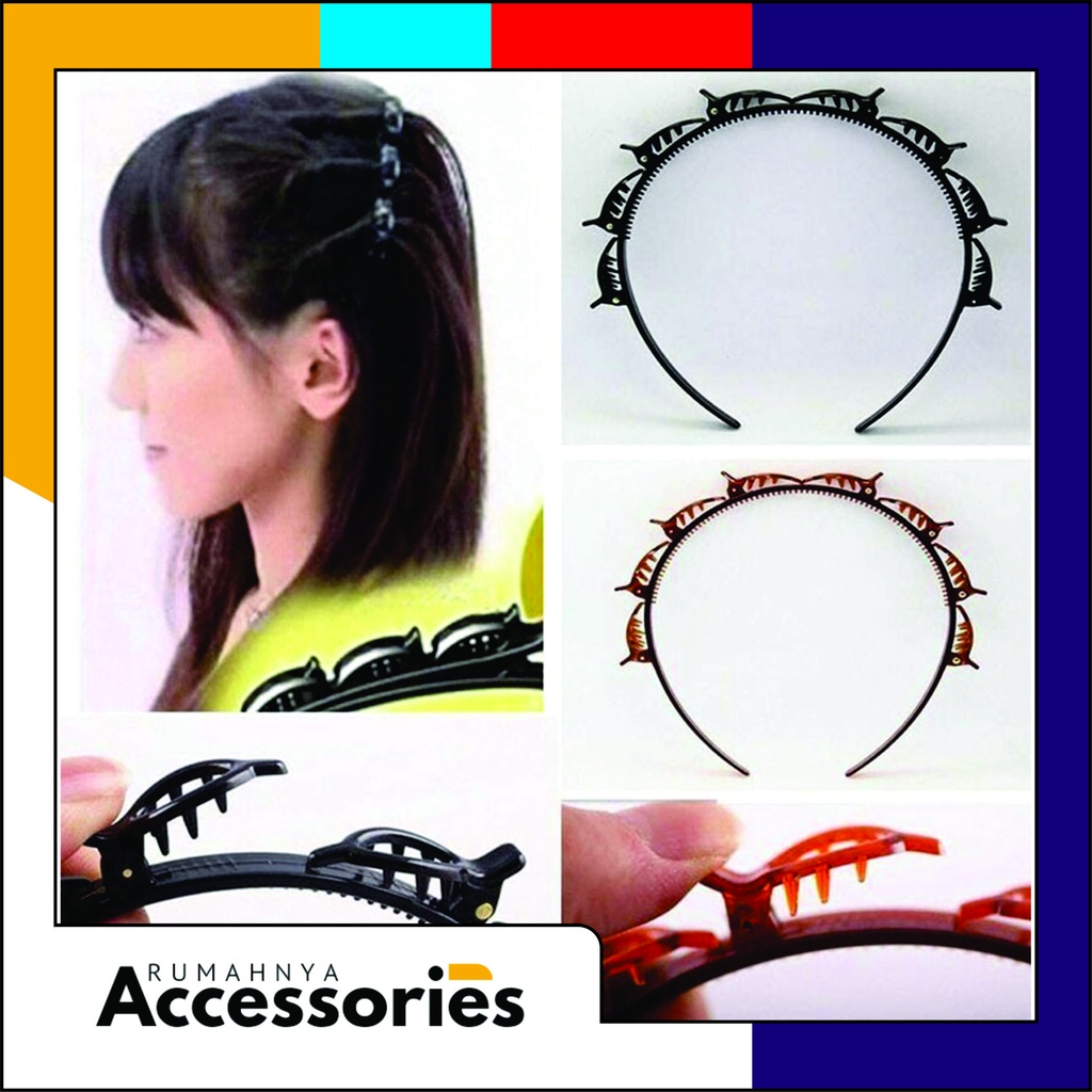 Bando Jepit Rambut Korea / Bando Jepit