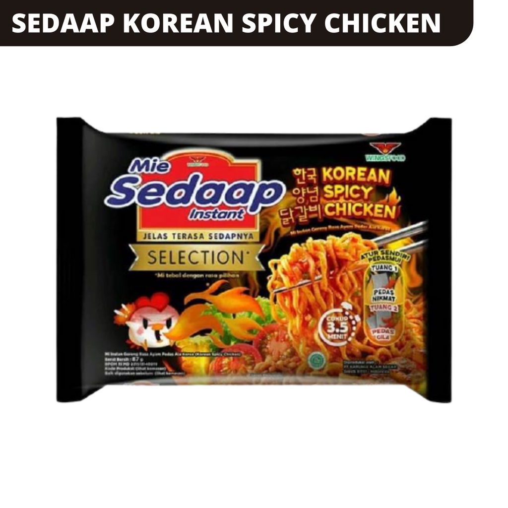 

MIE SEDAAP GORENG KOREAN SPICY CHICKEN 87GR