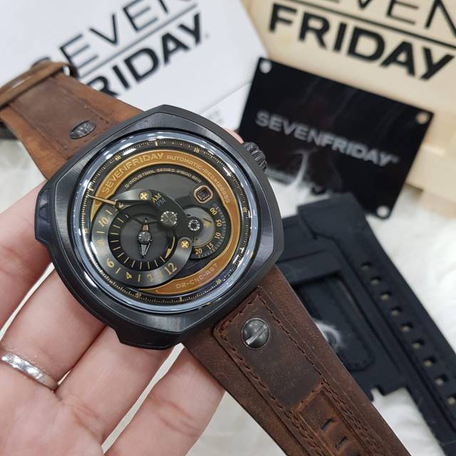 Jam Tangan Pria SF Q2/03 Automatic Strap Leather