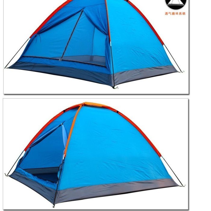 Tenda Camping Gunung Kap 3-4 Orang Outdoor Tent Waterproof Anti Air