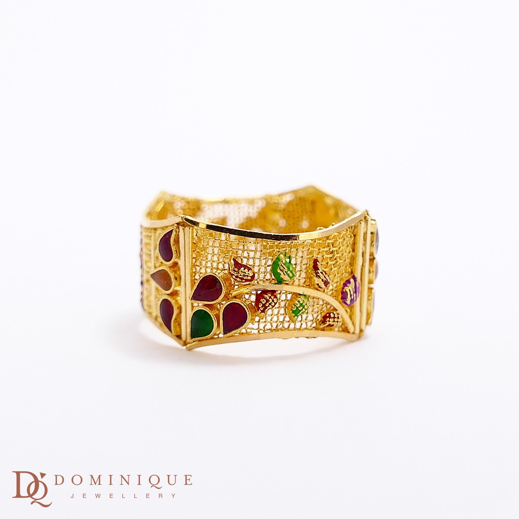 

Dominique Jewellery-Cincin Dubai Standar Internasional 91,6% DQC 1843