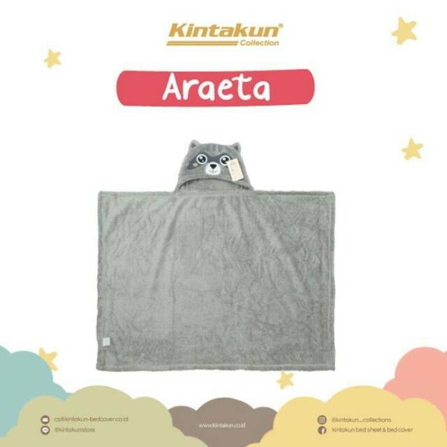 Kintakun Hooded Blanket Araeta