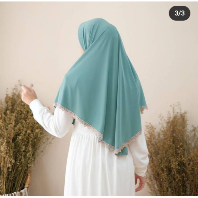 Hijab juma renda prada standar