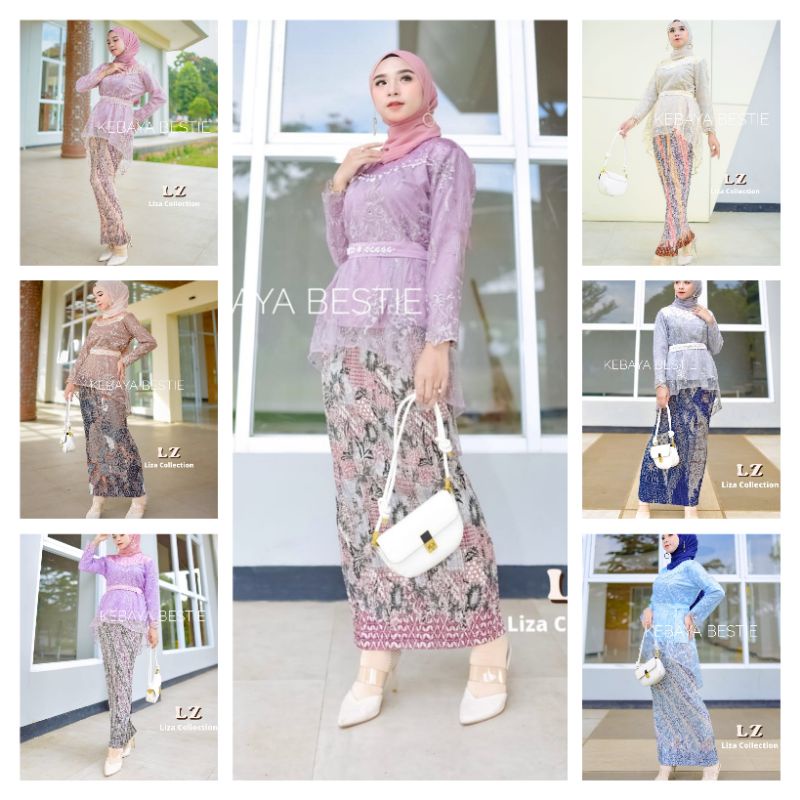 Kebaya tulle bordir 10 tbp / kebaya modern / kebaya muslim / kebaya wisuda / / kebaya wisuda / kebay