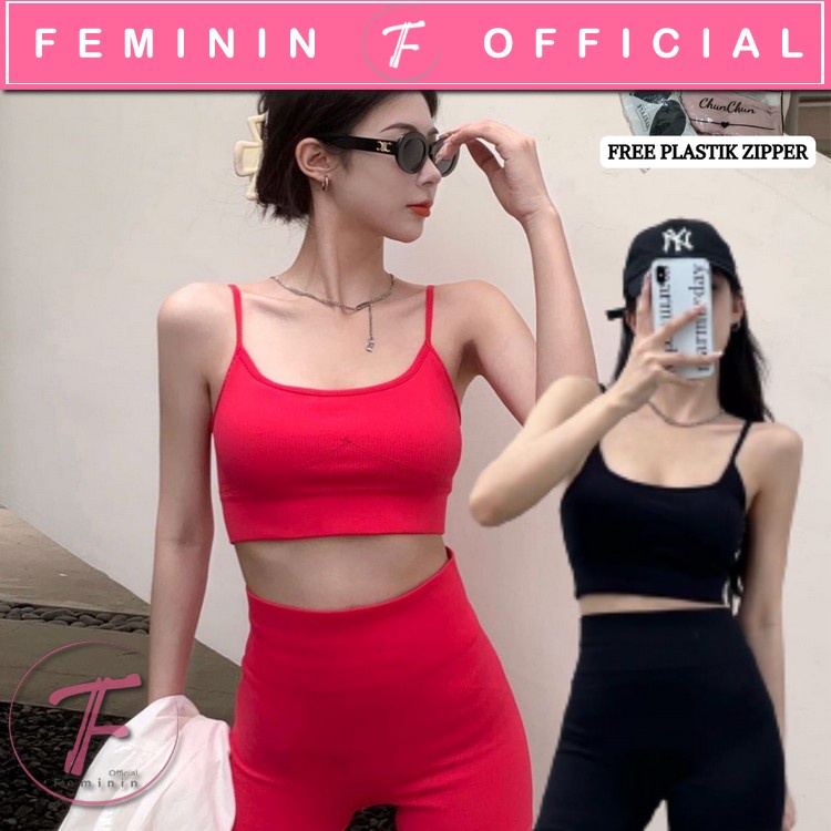 Feminin Bra Set Dalaman Legging Sport Wanita Korean Style Halus
