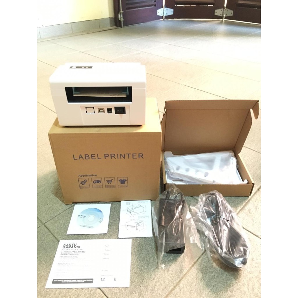 

PRINTER LABEL BLUETOOTH BARCODE RESI ALAMAT PENGIRIMAN A6 / 110MM