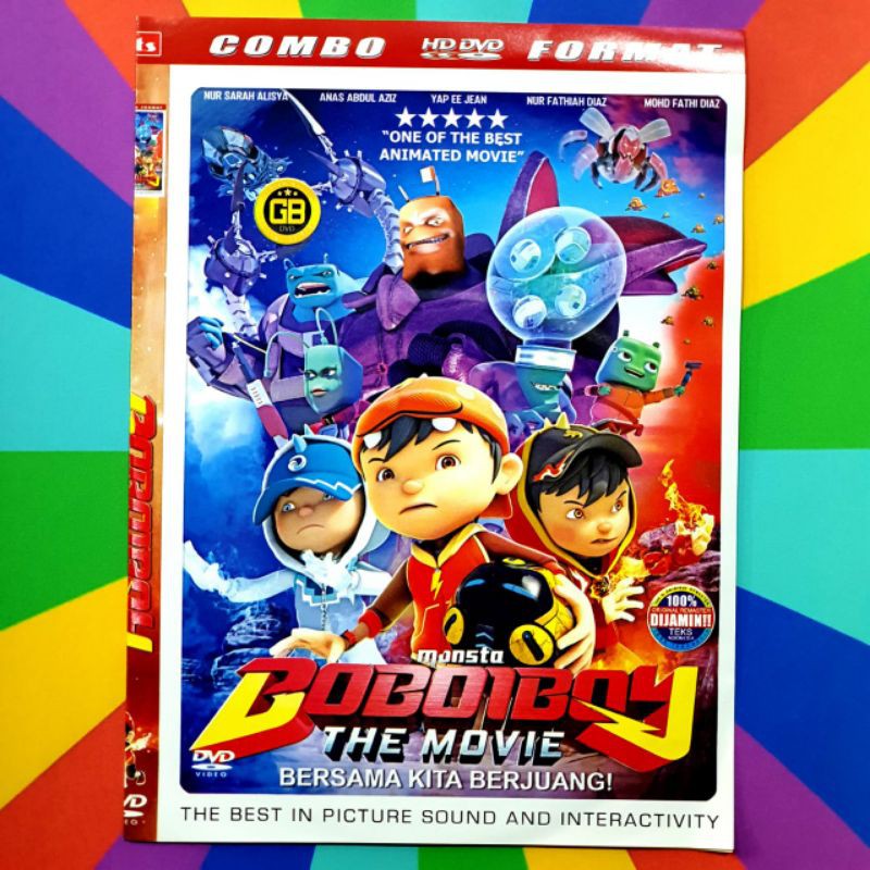 KasetDVD Film Animasi Cartoon  Anak Boboiboy The Movie Hiburan Anak Anak Dirumah