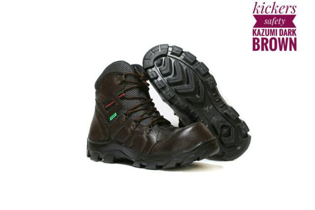 SEPATU SAFETY SEMI BOOTS KICKERS PRIA KULIT BOOT SAVETY BUT SEPTI BUTS SEVTI