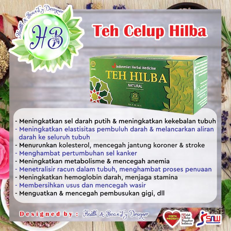 

Teh Celup Hilba @25kantung - Teh Herbal Biji Hulbah Untuk Pencernaan & Pernapasan