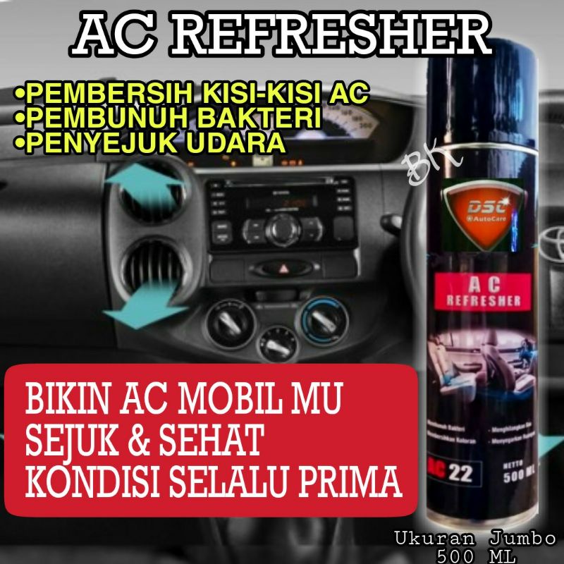 AC REFRESHER MOBIL / PENGHILANG BAU APEK/PEMBERSIH AC BELI 2 GRATIS ODOR