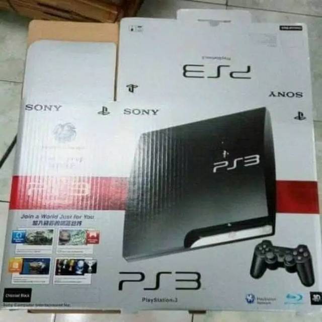 Dus PS3 SLIM KARDUS BOX MESIN PS3 SLIM luar dalam