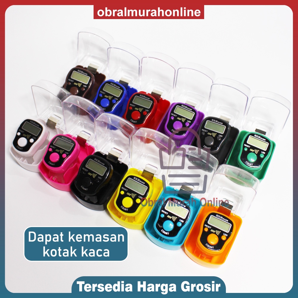 Tasbih Mini Digital Alarm Kelipatan 100 / Tally Counter LED + Alarm tiap 100