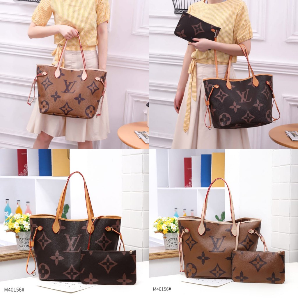 CK01 M40156 LV NEVERFULL GIANT COLLECTION SET POUCH TAS WANITA IMPOR