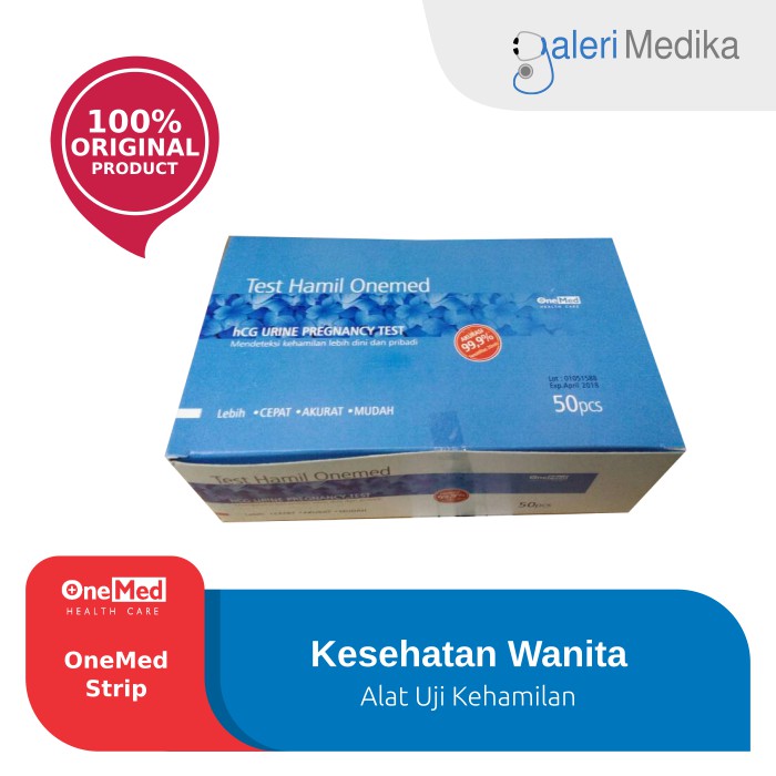 GEA HCG Strip Test Kehamilan / Uji Kehamilan - Test Pack Box Isi 50