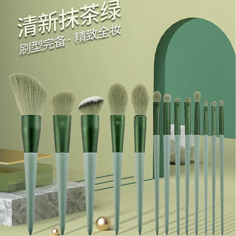 ASK Maange 13pcs Set Brush kuas Makeup brushes Bedak Blush On Highlighter Foundation Bahan Serat Nano kuas02