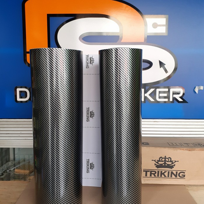 Sticker Stiker Skotlet Carbon Kevlar 2D Fiber high glossy