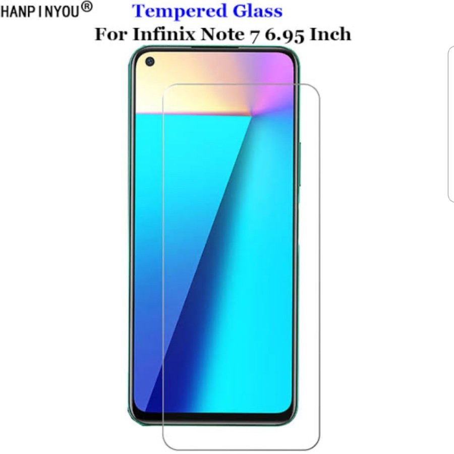 INFINIX NOTE 8/INFINIX NOTE 7/INFINIX NOTE 7 LITE TEMPERED GLASS BENING, ANTI GORES KACA BENING