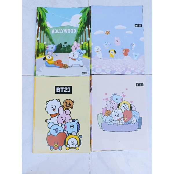 

BUKU TULIS BTS BT21 BUKU TULIS SIDU BUKU TULIS SEKOLAH BUKU SIDU 38 LEMBAR