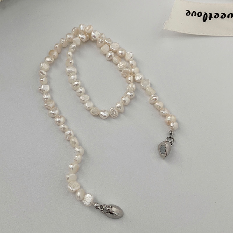 Kalung Rantai Dengan Liontin Mutiara Mewah Untuk Wanita