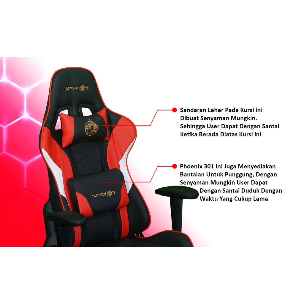 Imperion Phoenix 301 Gaming chair - Kursi Kantor Gaming Imperion Phoenix 301