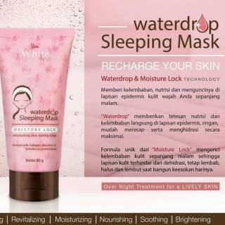 (BOSS) Viva White Waterdrop Sleeping Mask - Viva sleeping mask