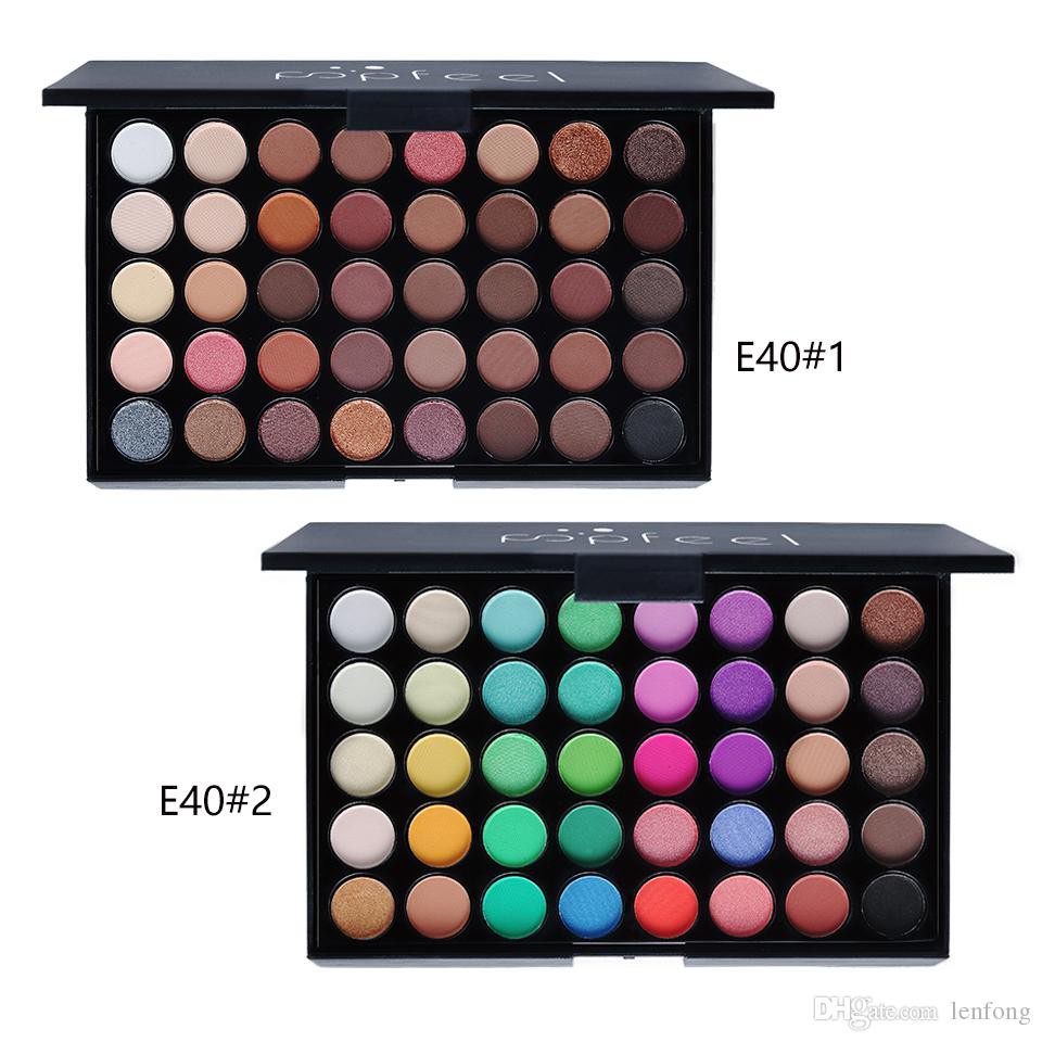 (TERBARU) POPFEEL 40 Warna Matte Eyeshadow Palatte / shimmer / EYE SHADOW PALET/ Eyeshadow Murah