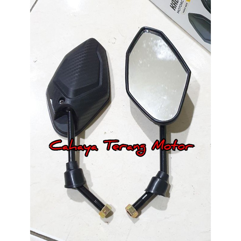 (VARIO)SPION STANDAR SCARLET SEPASANG 1SET CARBON BEAT VARIO 110 125 150 FI SCOOPY SPACY DLL