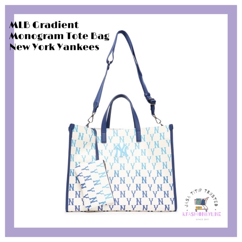 MLB Gradient Monogram Tote Bag New York Yankees