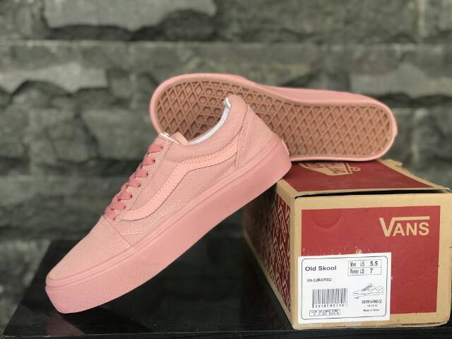 VANS FULL PEACH PINK SALEM WOMAN SNEAKERS TERLARIS 2019